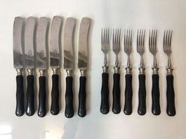 Besteck von Solingen 12-Teile aus festem Stahl