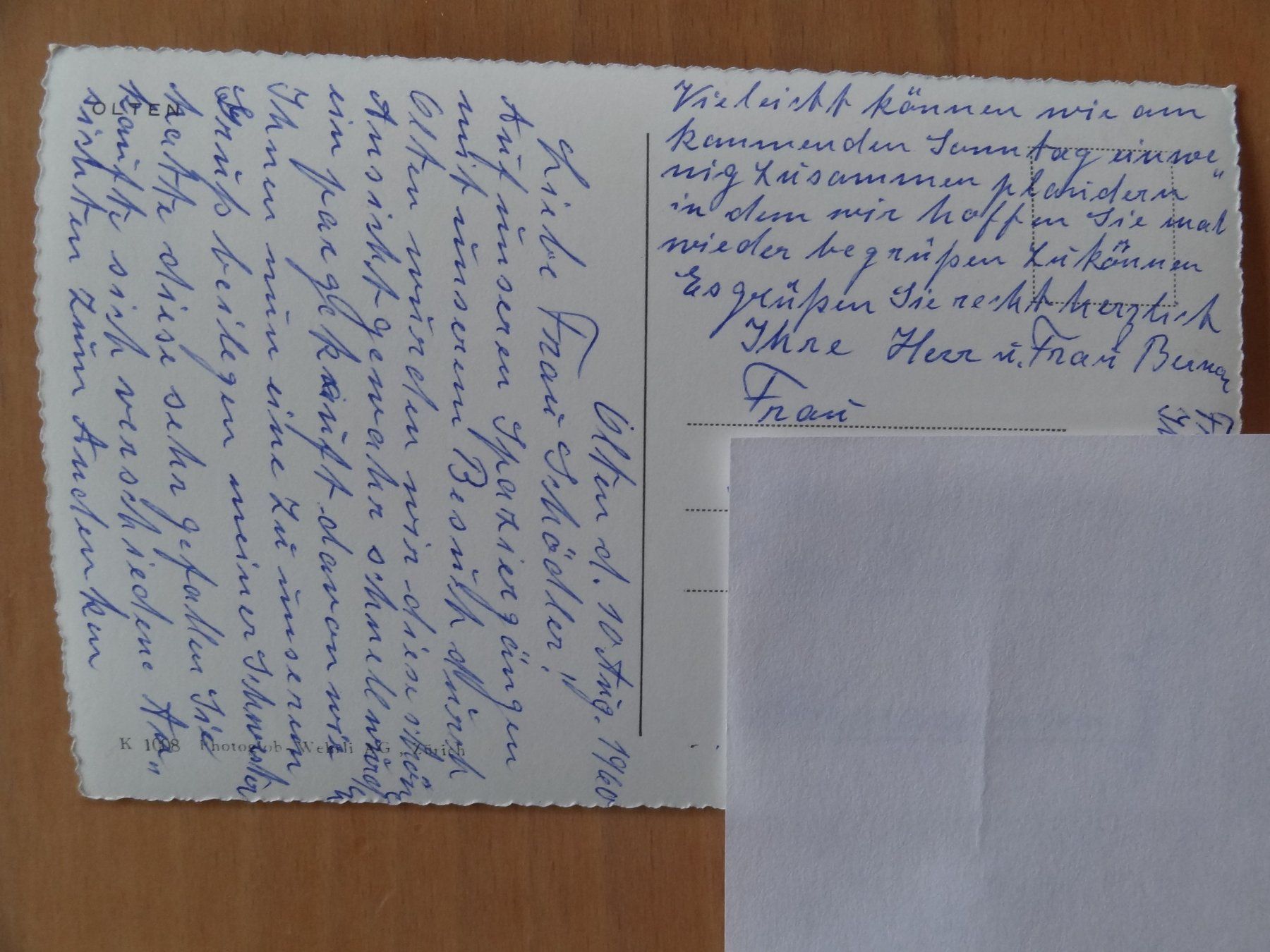 Cartoline postali: Olten - SO - 1960 – Usato da St Léonard venduto da Riglin 1