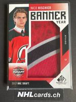 Nico Hischier NHL Rookie Memorabilia Card