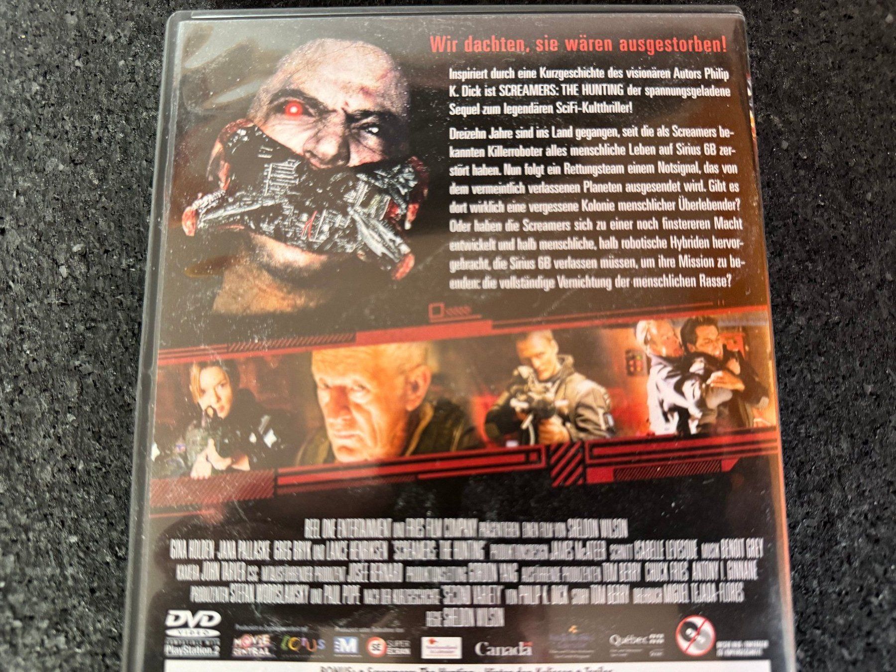 Tous les DVDs: SCREAMERS "The Hunting" DVD EN/DE – D'occasion à Fribourg par tschjoly 3