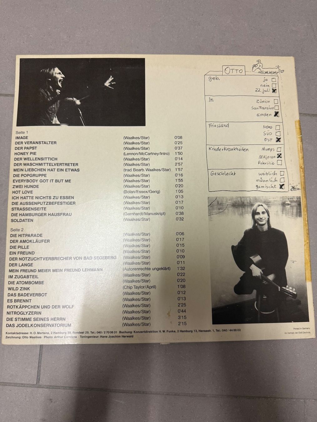 Dischi in vinile: Schallplatte / OTTO / die zweite – Usato da Freidorf TG venduto da sarotiko 1