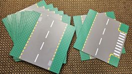 LEGO Strassenplatten Vintage 10 Stk. 32x32