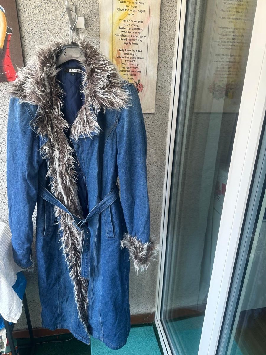 Mäntel: Denim Mantel Grösse XL – Gebraucht aus Zürich von Sonnenschein_