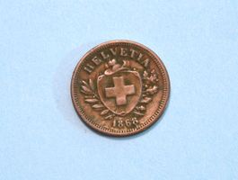 1 Rappen 1868