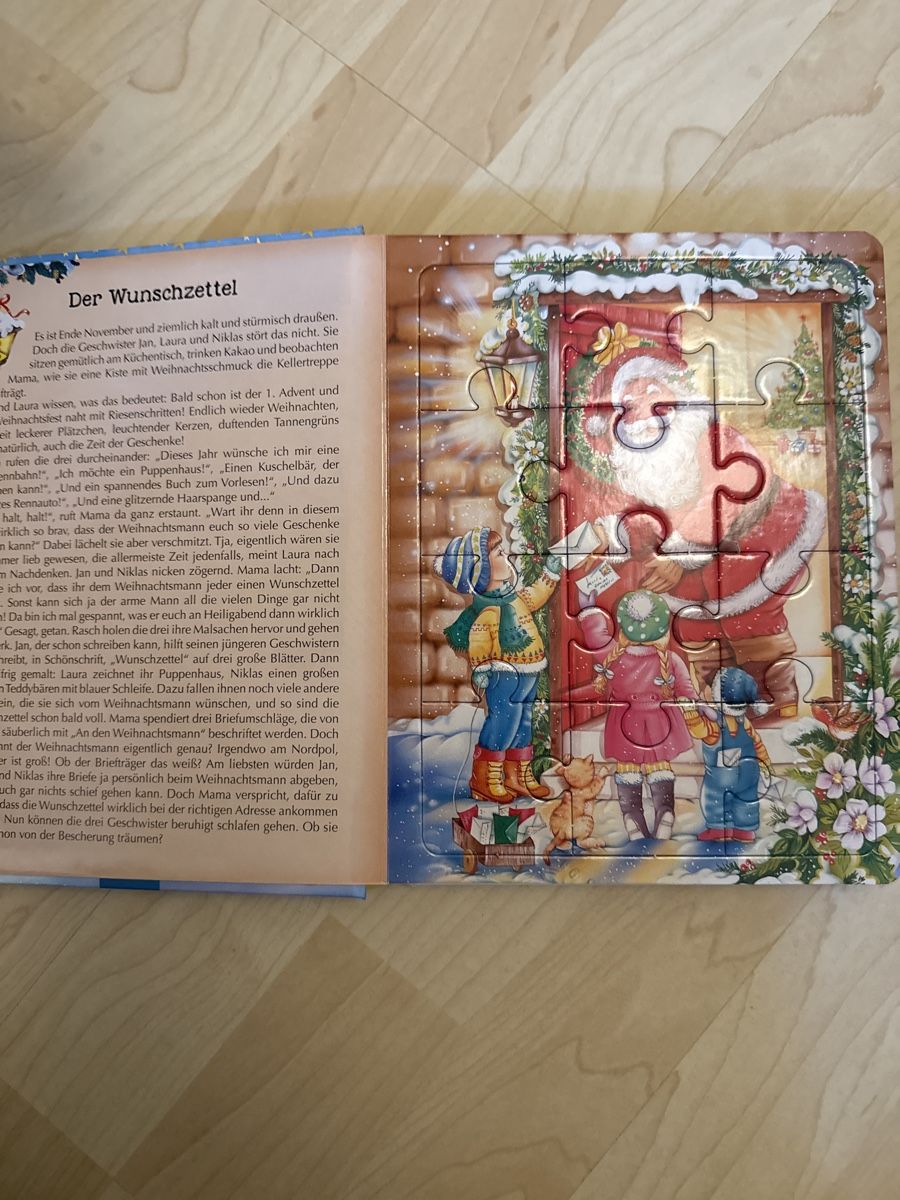 Bücher: Weihnachtspuzzle Buch mit Geschichten – Neu (gemäss Beschreibung) aus kollbrunn von veronic.h 1
