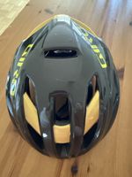 Helm schwarz gelb guter Zustand 54-58cm
