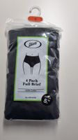 4 Stück Full Brief Slip schwarz OVP / 100 % BW