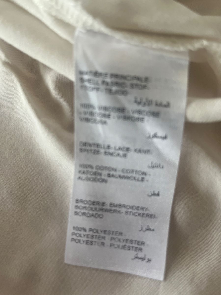 Maison 123 Camicette: Maison 123 Bluse Creme – Usato da St. Gallen venduto da elli18 4