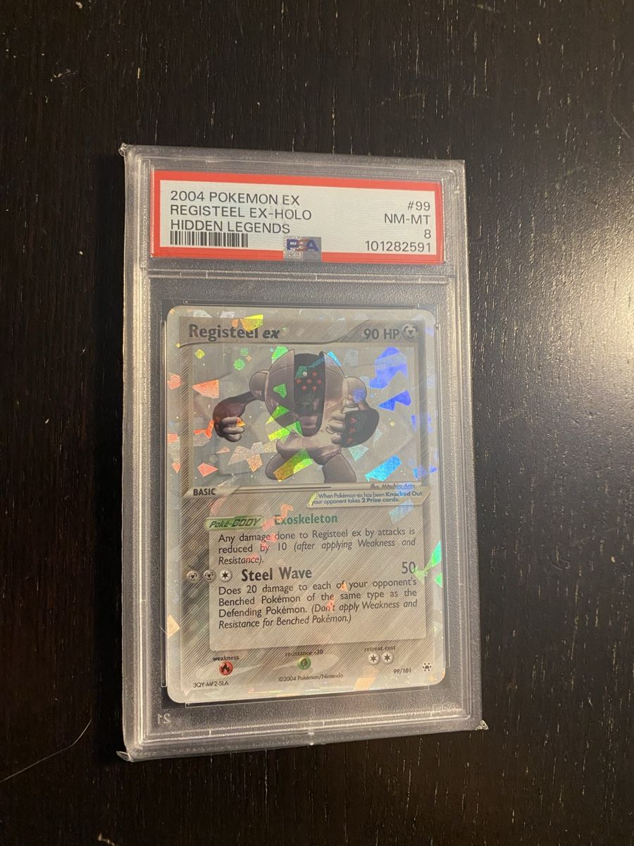 Pokémon Carte collezionabili: PSA8 Registeel EX Holo - Hidden Legends #99 2004 – Nuovo (secondo la descrizione) da Unterentfelden venduto da KoolAid-WhiTe 1