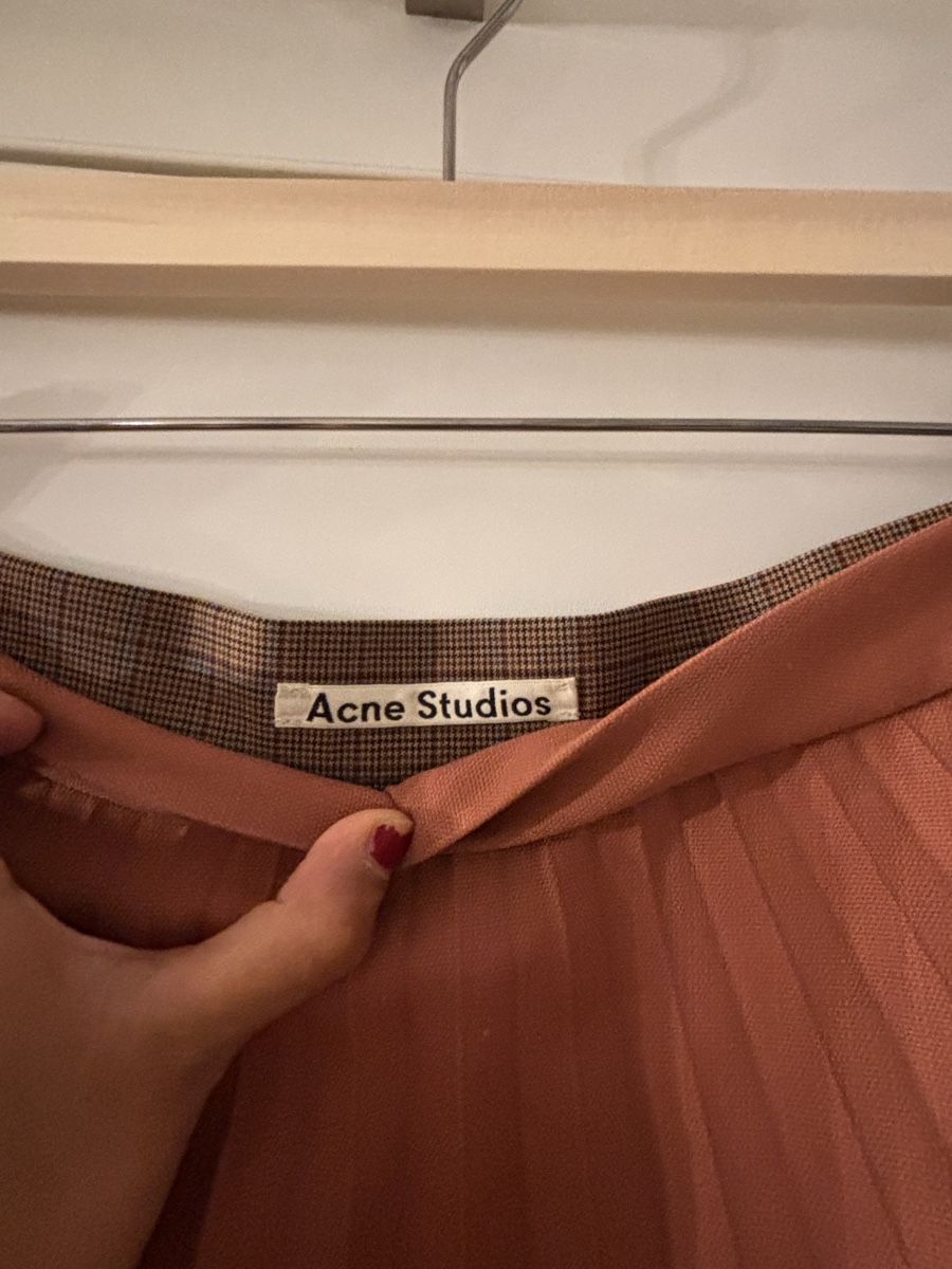 Gonne: Acne Studios Pleated Asymmetric Skirt Size 38 Brown – Usato da Fribourg venduto da aix_fs82 6
