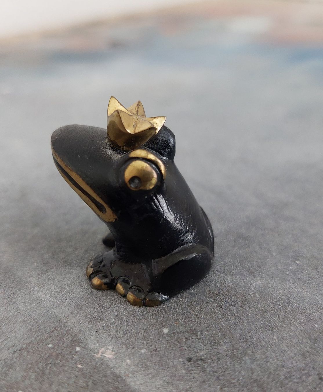 Statuette: Broncefigur Frosch (Nr.5) – Usato da Subingen venduto da K7passt_immer