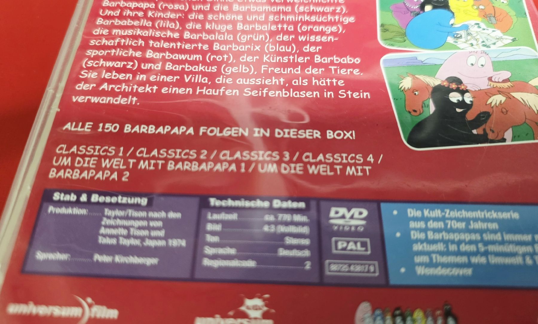 Tutti i DVDs: Barbapapa 6-DVD Komplettbox – Usato da Reinach BL venduto da _MasterK_ 2