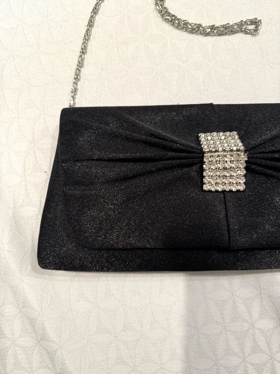 Borse da donna: Sac à main noir élégant avec strass – Nuovo (secondo la descrizione) da Genève venduto da flocon06 2