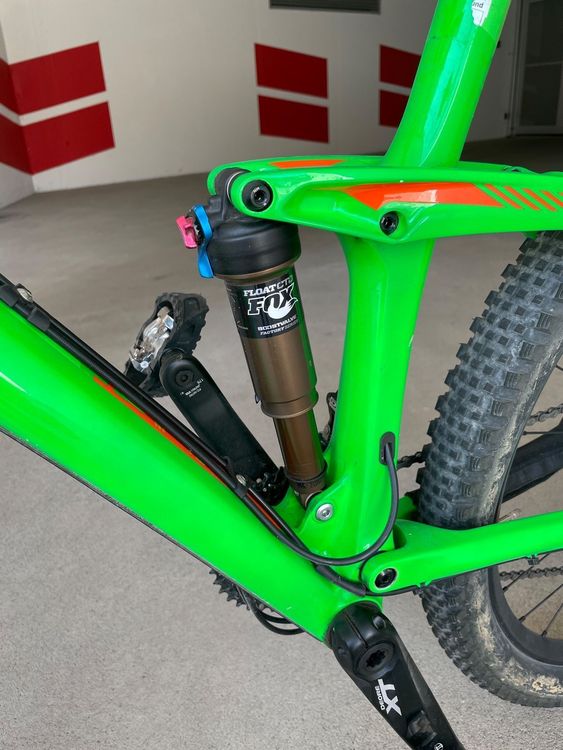 CUBE STEREO 160 SUPER HPC SL 27.5 GREEN N ORANGE 2015 Kaufen