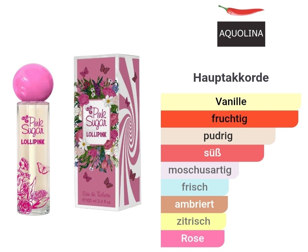 Profumi & Eau de Toilette: AQUOLINA Pink Sugar Lollipink – Nuovo (secondo la descrizione) da Winterthur venduto da Je. 2