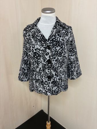 Schwarz-Weisser Blazer von She Grösse 40