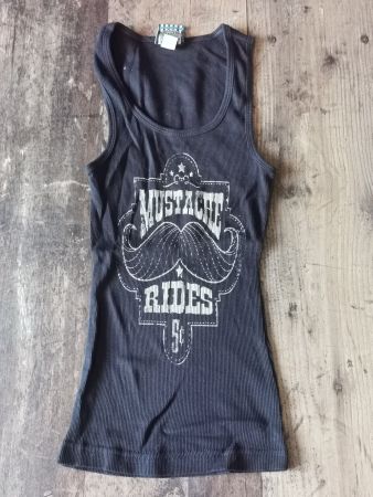 Toofast Tank Top Mustache Rides *NEU* S M L XL