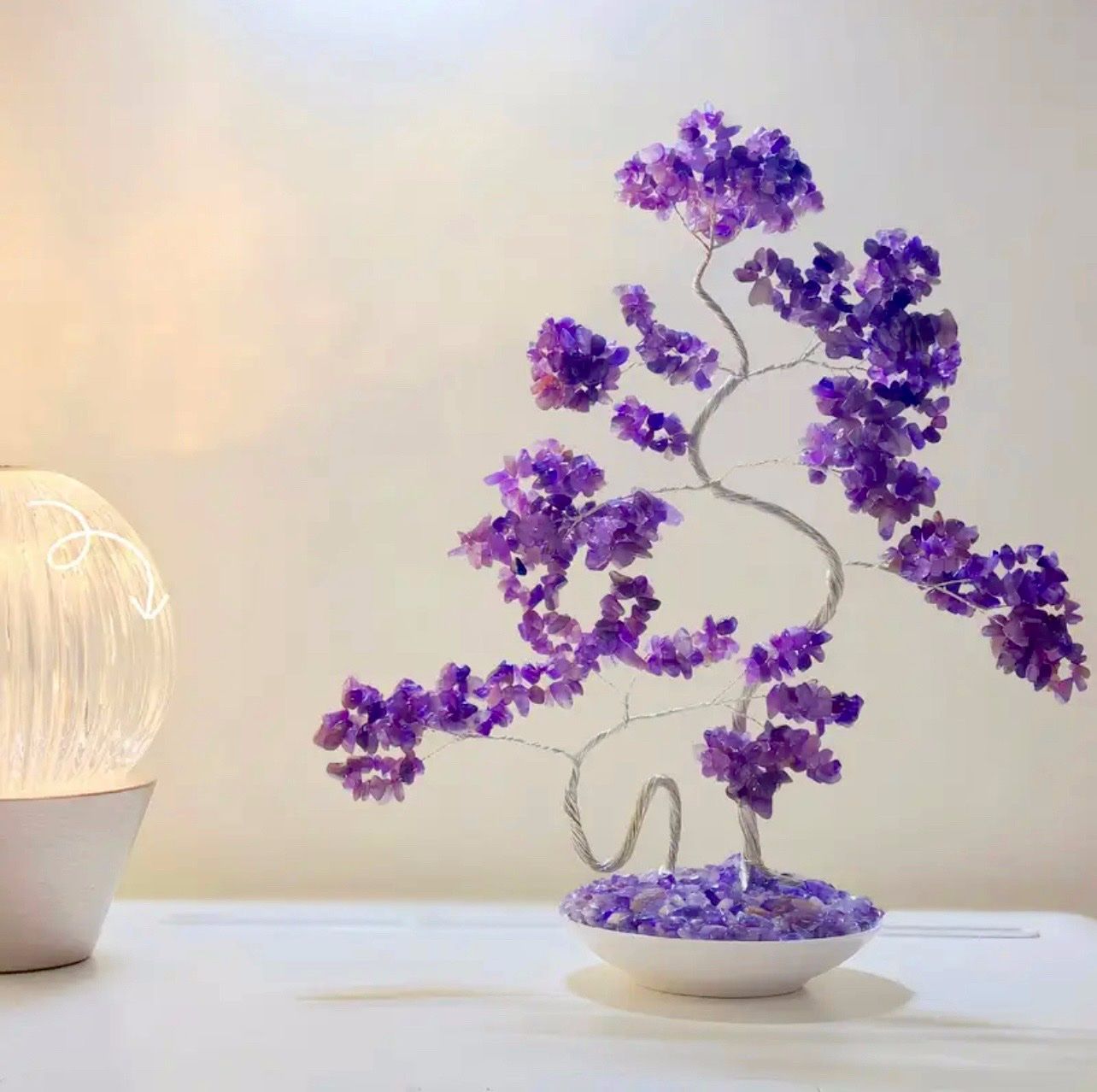 Tutte le decorazioni: Precious Bonsai with natural amethyst crystal – Nuovo (secondo la descrizione) da Zürich venduto da Laur29 2