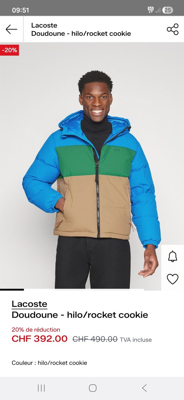 Lacoste Cappotti: doudoune lacoste comme neuve  – Usato da Pringy venduto da mar_5tcq