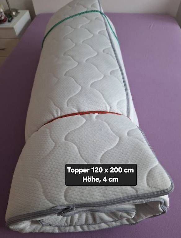 Materassi: Topper, 120 x 200 cm, Neuwertig – Usato da Oberlunkhofen venduto da Jimmy2012 1