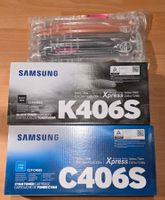 Samsung Laserdrucker Tonerkartuschen schwarz, cyan, purpur