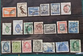 ARGENTINIEN alte Briefmarken gest.