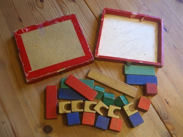 Kit di costruzioni: alter Holzbaukasten "Adria" – Usato da Winterthur venduto da Gaia 6