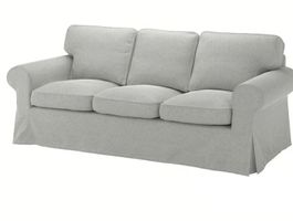 IKEA EKTORP Bezug für 3er-Sofa Tallmyra hellgrau