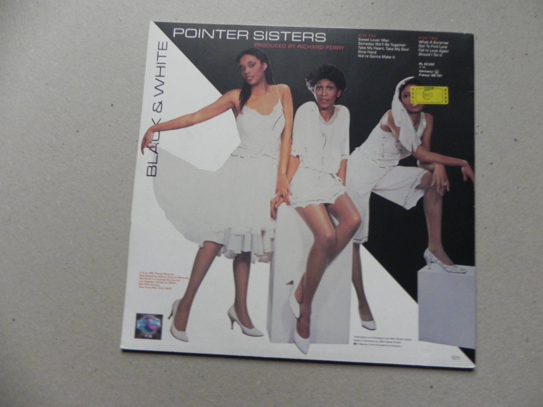 Dischi in vinile: LP USA Soul R&B Disco Pointer Sisters 1981 Black & White – Usato da Siebnen venduto da krimsie 1
