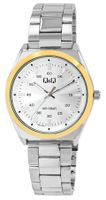 Q&Q by Citizen® Herrenuhr 40mm 5 Bar Bicolor Silber Gold NEU