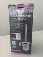 Wand WC-Bürste mit Glaseinsatz Edelstahl 