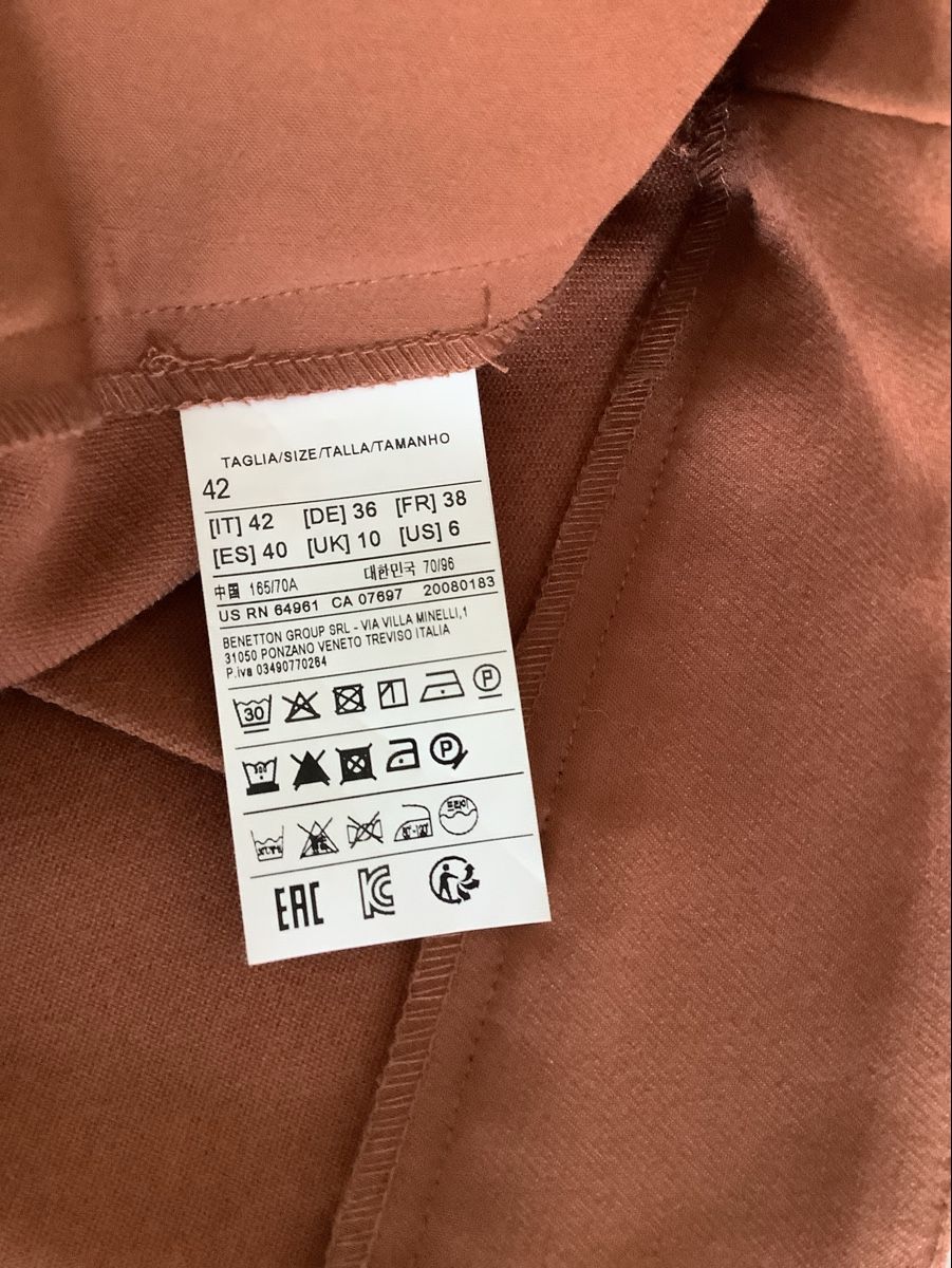 Benetton Hosen: Panatoloni palazzo Benetton – Gebraucht aus Magadino von ber_6kbt 1