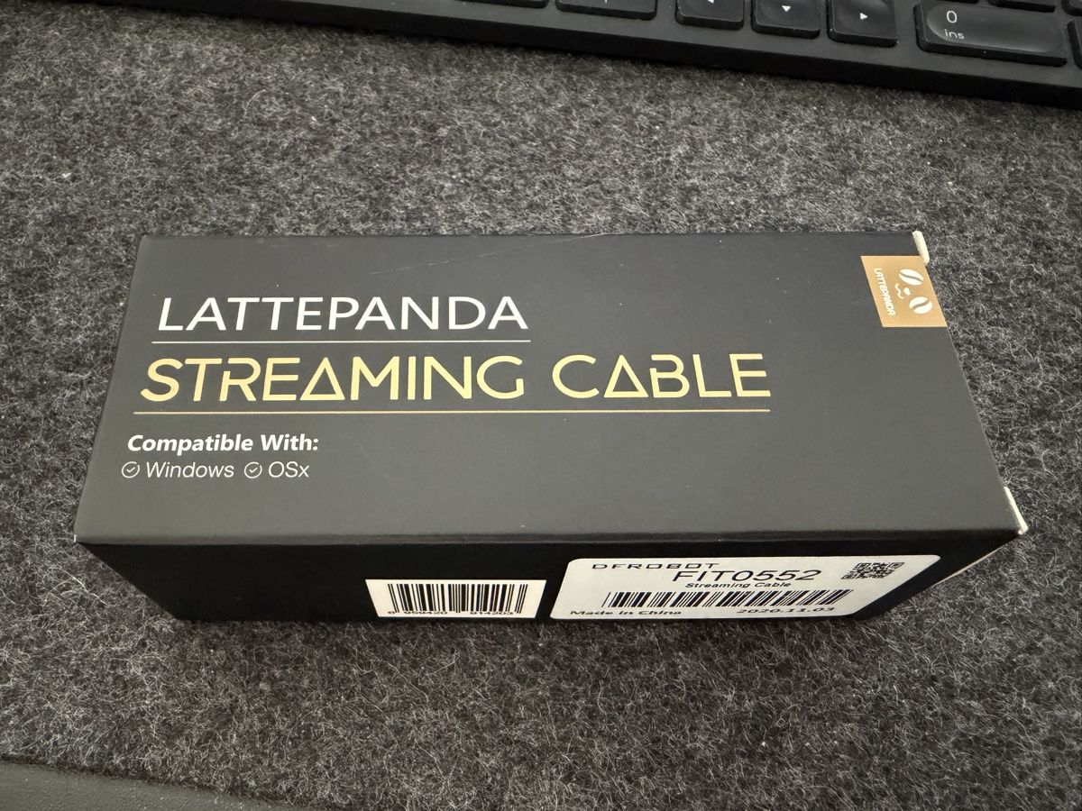 Componenti elettronici: Streaming Cable for LattePanda – Nuovo (secondo la descrizione) da Zürich venduto da jankais3r 1