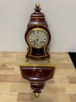 Zenith Pendeluhr mit Konsole, handbemalt, funktionstüchtig