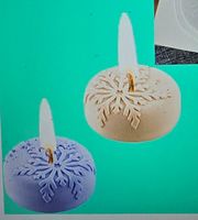 Seifen-Kerzen Silikonform Mold/Weihnachtsstern/Schneestern