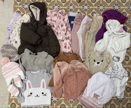 Mädchen Kleiderpaket Grösse 86 Winter