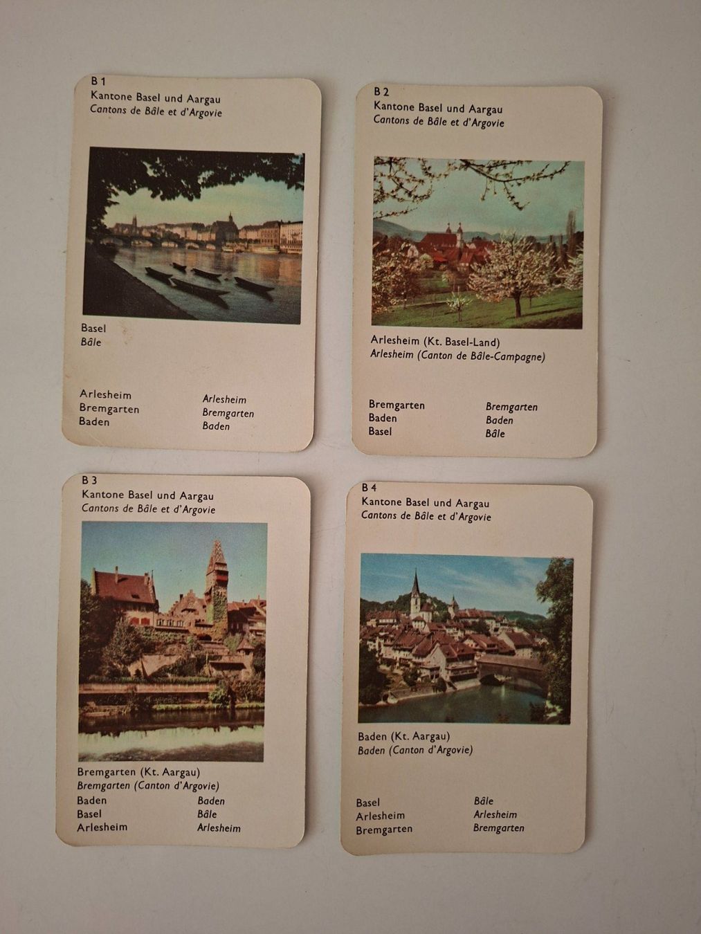 Carlit Giochi: Quartett  "Die schöne Schweiz"   Edition CARLIT  Nostalgie – Usato da Zürich venduto da Daniel517 4