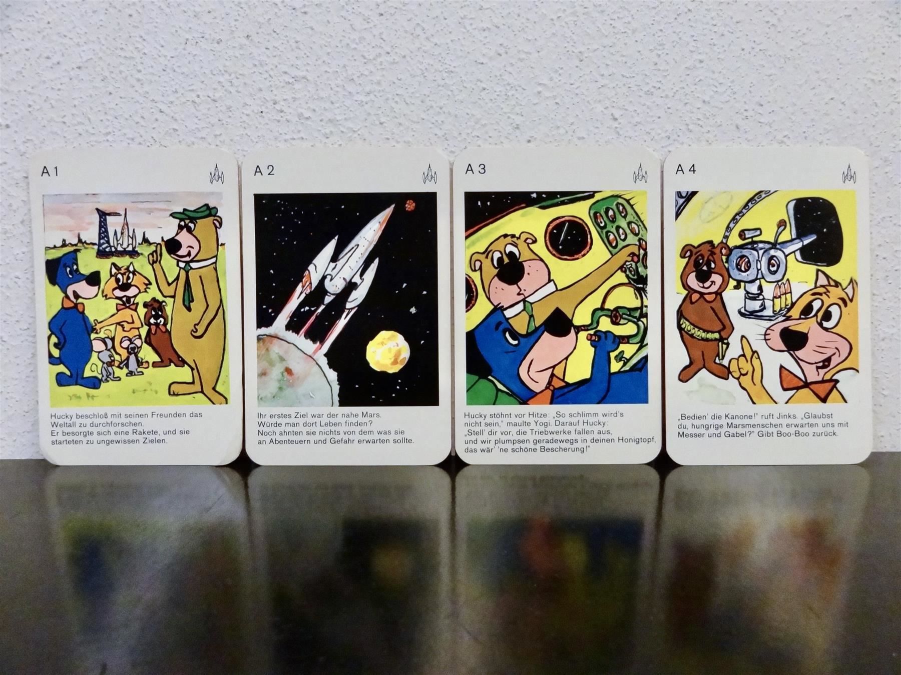 Giochi: Quartett HUCKY + YOGI SCHWARZER PETER – Usato da Kerzers venduto da wisaundso 4