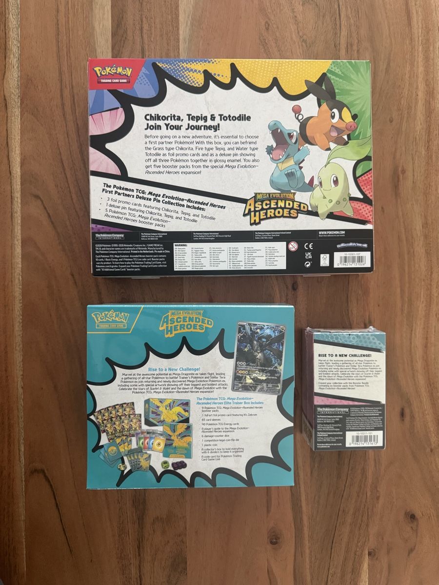 Pokémon Carte collezionabili: Pokémon Ascended Heroes Bundle - EN & Sealed  – Nuovo e nell'imballaggio originale da Zürich venduto da mbu_z9ch 1