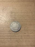 1 Schweizer Franken Jahrgang 1958 Silber 