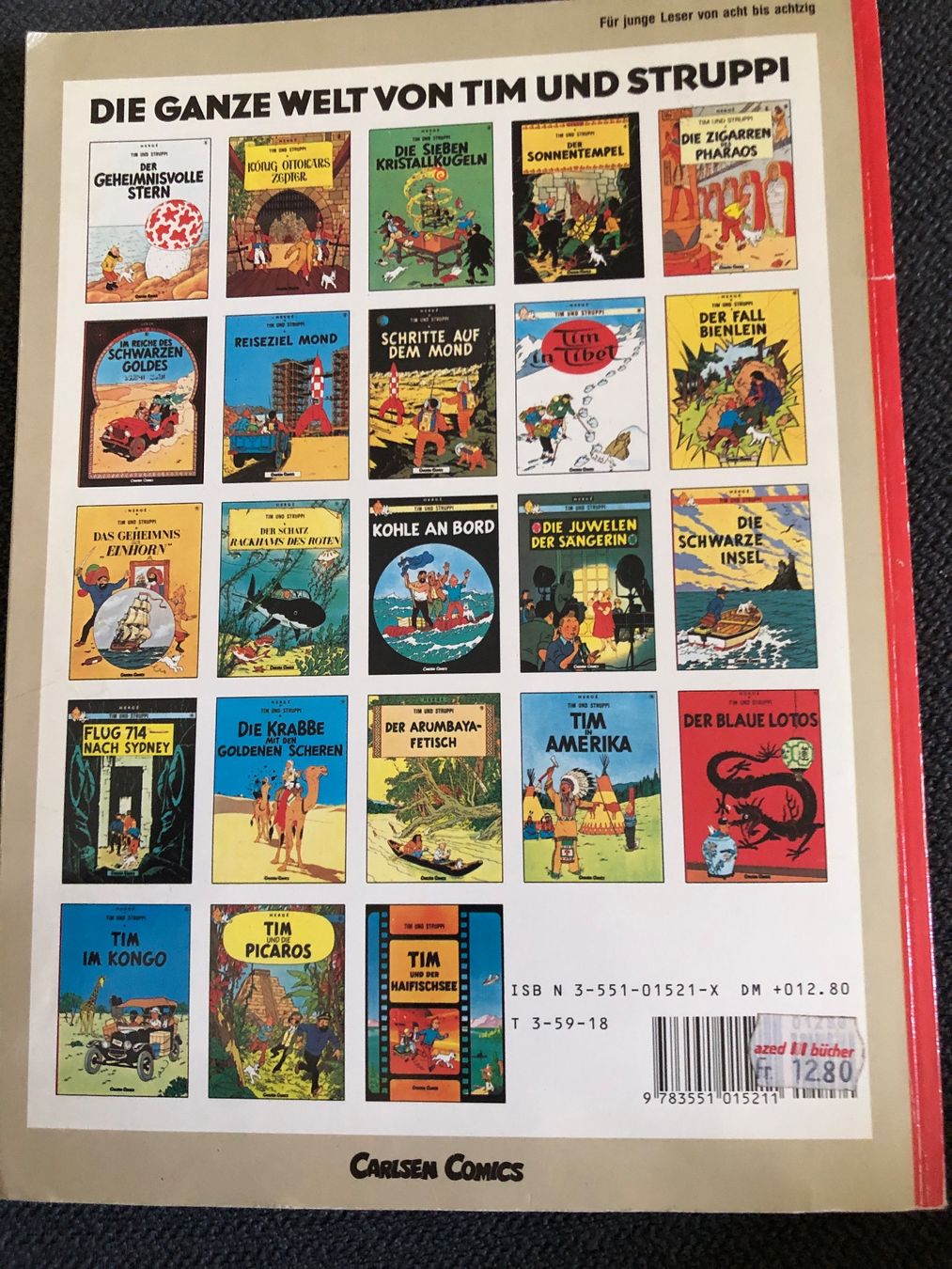 Fumetti: TIM UND STRUPPI TIM IM KONGO – Usato da basel venduto da Lastcall 1