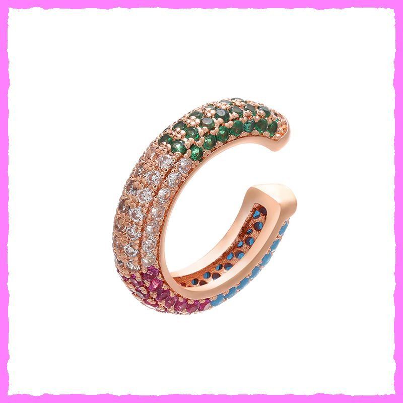 Orecchini pendenti & Orecchini a lobo: Bezaubernde Earcuffs mit Zirkonia – Nuovo e nell'imballaggio originale da Oberglatt ZH venduto da Diamond-Girl