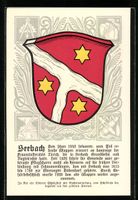 Seebach, Wappen mit Fluss und drei Stern