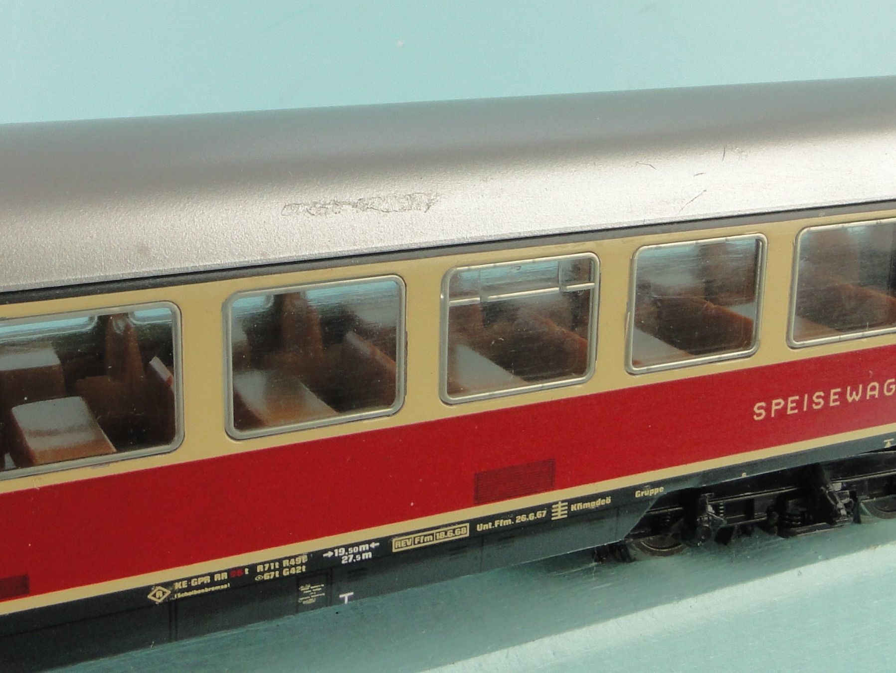 Märklin Modellini di ferrovie: Märklin 4087 DSG Speisewagen, Blech – Usato da Bülach venduto da cann11 4
