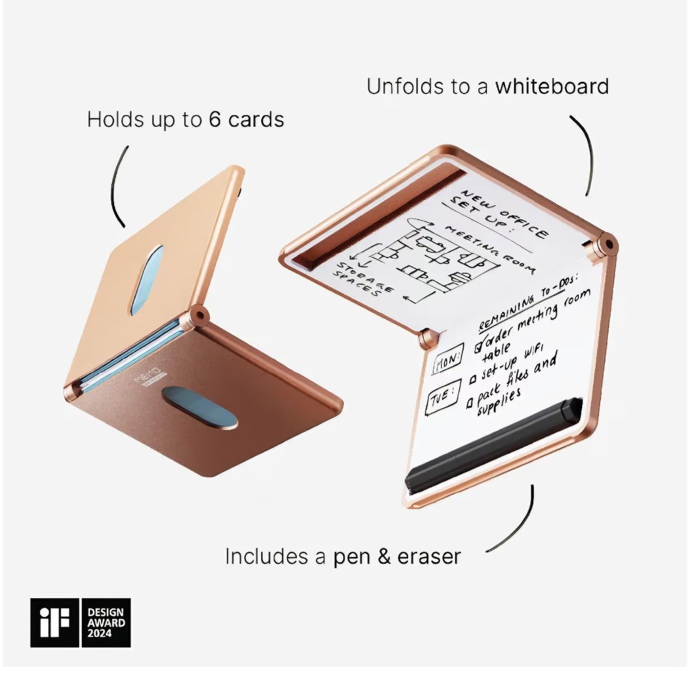 Portafogli: MEMO Whiteboard Brieftasche New Things Lab – Nuovo e nell'imballaggio originale da Dachsen venduto da Topparts1 2