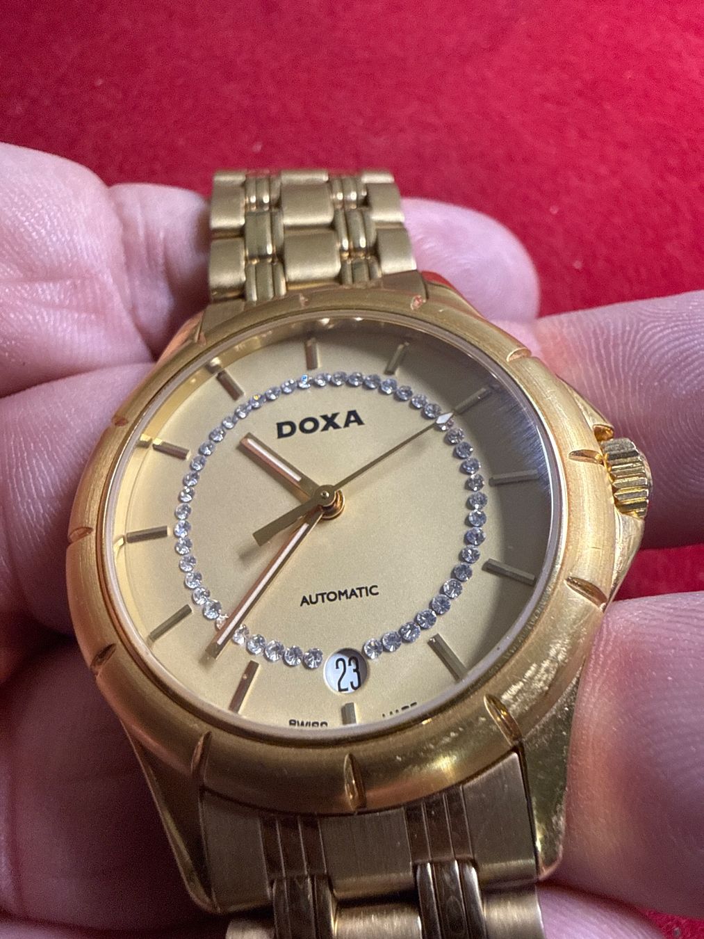 Doxa Orologi: Doxa Automatic 36 mm – Usato da Pfeffingen venduto da Allhandelklgwatches