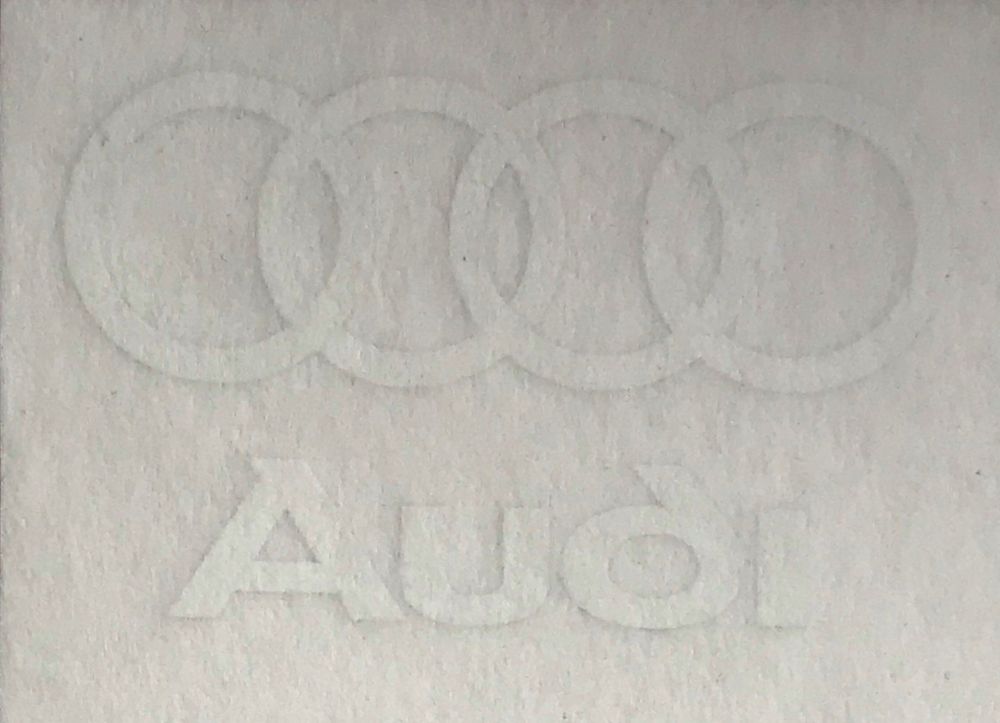 Audi Logo Mit Ring Aufkleber Weiss Neu gem ss Beschreibung In Aarau 