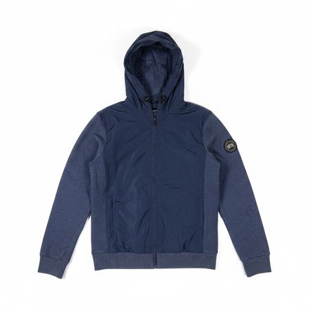 Veste Canada Goose Bleu Marine Capuche Maille - M #P99