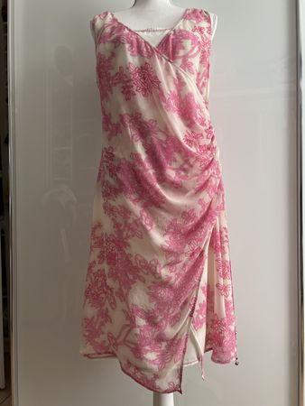 aussergewöhnliches Marc Cain Seidenkleid, Gr. N4 Top Zustand