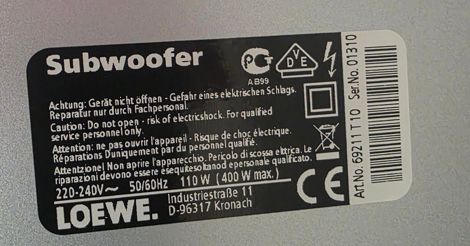 Loewe Heimkino: Loewe Soundsystem – Gebraucht aus Einsiedeln von patsteiner74 4